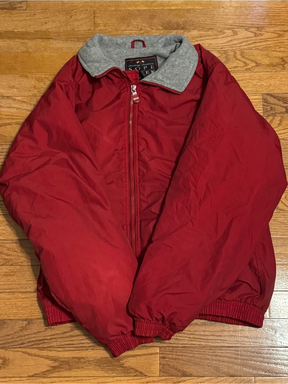 Men's Red Puffer Jacket